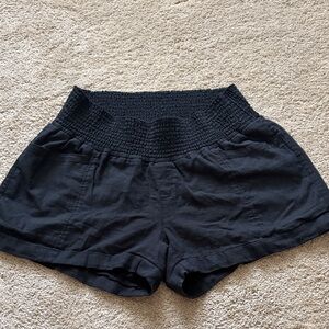 Maternity Black Shorts